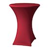 Statafel met stretch rok Bordeaux