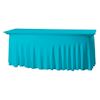 Buffettafel met plooi rok Turquoise