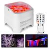 Set Draadloze Accu LED Uplight  8 x spot
