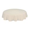 Tafelkleed Off White / Beige 330 cm Ø Tafelkleed Off White / Beige 330 cm Ø