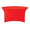 Dinertafel met stretch rok Rood