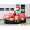 Abraham in een auto