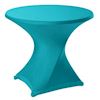 Terrastafel met stretch rok Turquoise