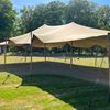Stretchtent 10 x 20 meter zandkleur