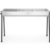 BBQ Resto 3-Vaks RVS Houtskoolbarbecue BBQ Resto 3-Vaks RVS Houtskoolbarbecue