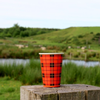 Koffiebeker 'Schotse Ruit' 150cc - 100 stuks