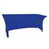Congreskleed Stretch Blauw