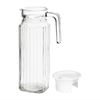 Glazen Waterkaraf 1 Liter met Deksel Glazen Waterkaraf 1 Liter met Deksel