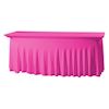 Buffettafel met plooi rok Roze