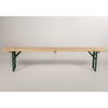 Bierbank – 25 cm breed, 220 cm lang – Groen onderstel Bierbank – 25 cm breed, 220 cm lang – Groen onderstel