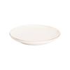 Lunch - dessert bord 21 cm Offwhite met een gouden rand