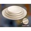 Dinerbord 27 cm Offwhite met een gouden rand