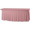 Buffettafel met plooi rok Oud Roze