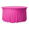 Dinertafel met plooi rok Roze