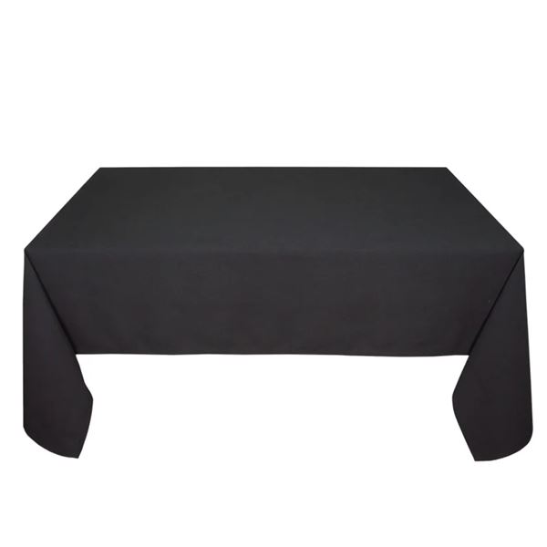 Tafelkleed Zwart 114 x 114 cm Tafelkleed Zwart 114 x 114 cm