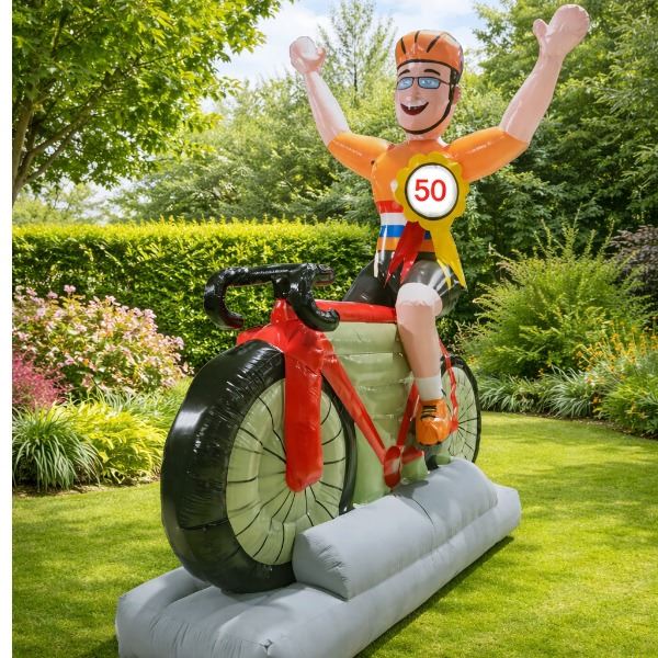 Opblaasbare Abraham Sportieve Wielrenner