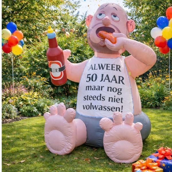 Opblaasbare Abraham Baby Opblaasbare Abraham Baby