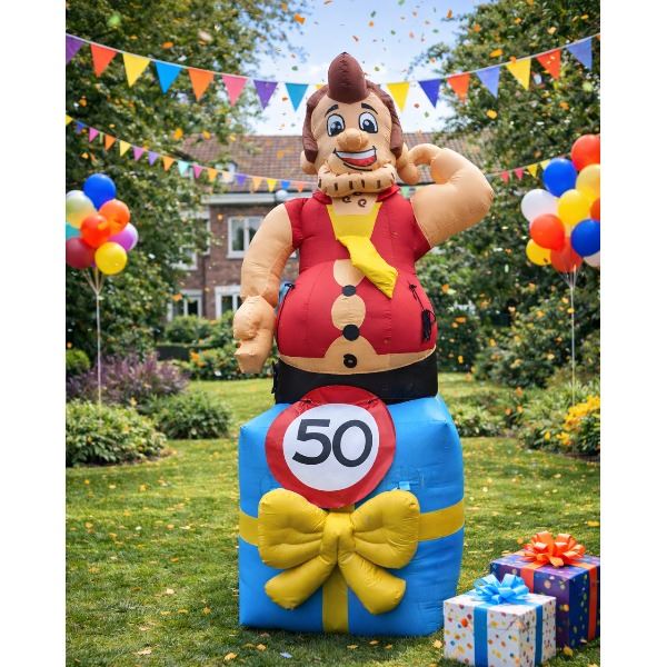 Opblaasbare Abraham Jong of jarige job