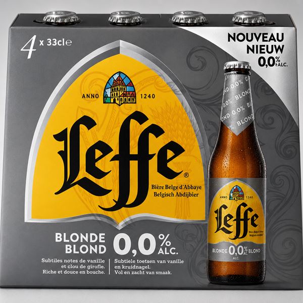 Leffe Blond 0.0 Bierkrat 24 x 30cl – Alcoholvrij Pils Leffe Blond 0.0 Bierkrat 24 x 30cl – Alcoholvrij Pils