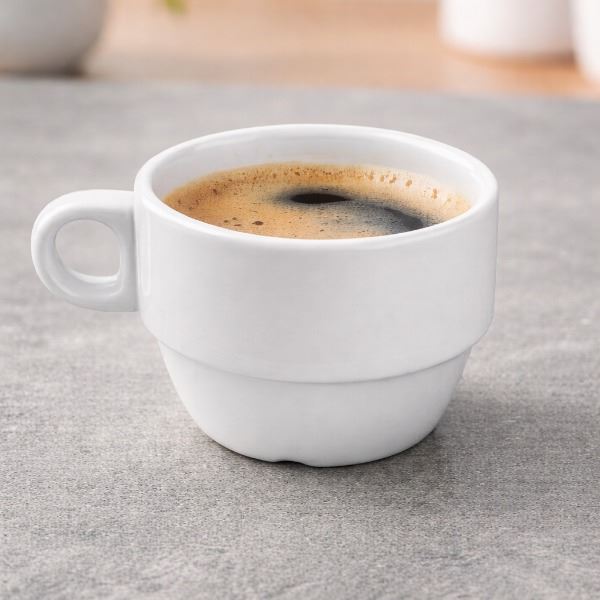 Wit koffiekopje 20 cl Wit koffiekopje 20 cl