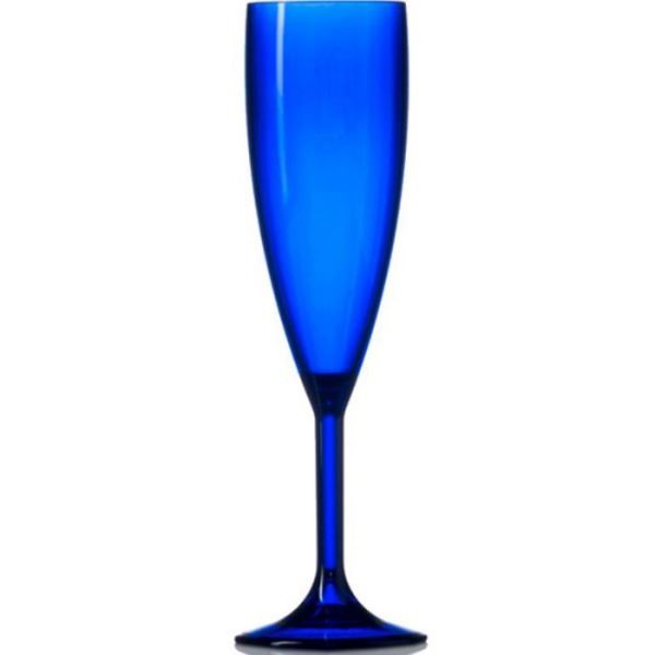 Onbreekbaar Champagne glas blauw