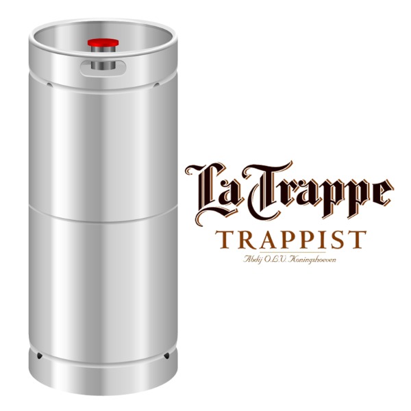 La Trappe wit, Fust / Vat 20 Liter