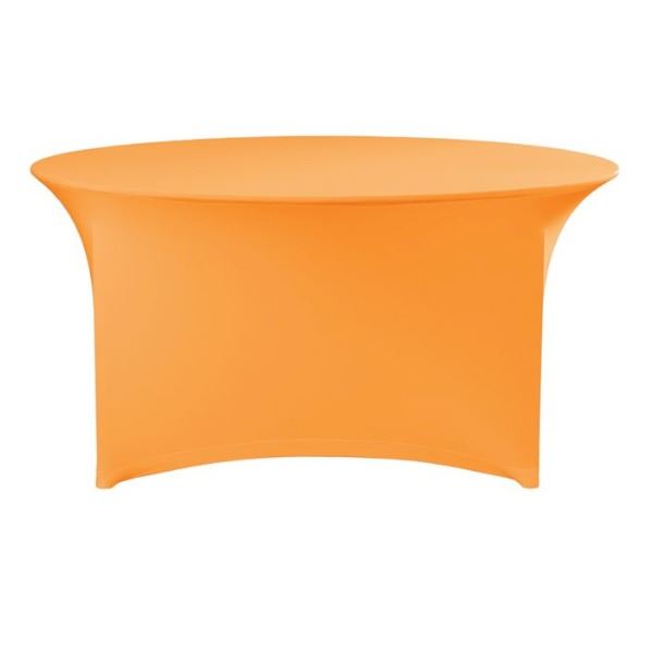 Dinertafel met stretch rok Oranje