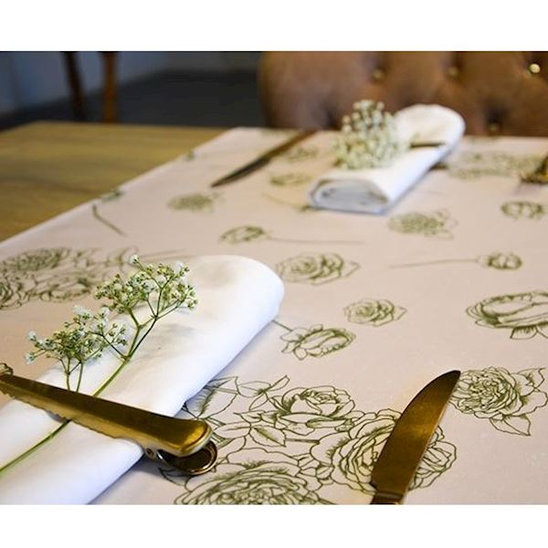 Romantische Bloemen tafelloper